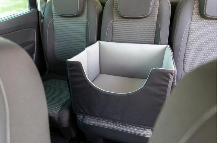 Actual product image Trixie Car Seat 45 × 28 × 40 cm, Black/Grey (Dog, Foldable)