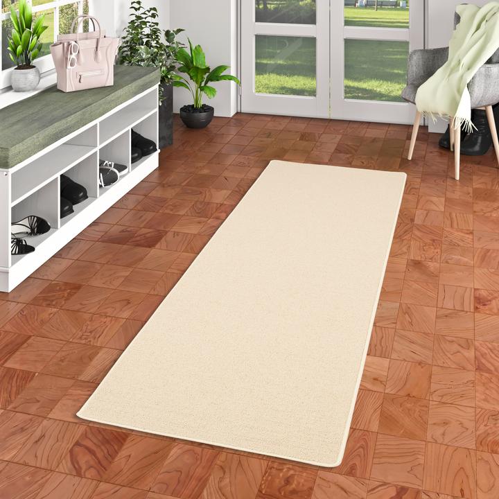 Actual product image Snapstyle Nature Carpet Runner Wool Berber (80 x 400 cm)