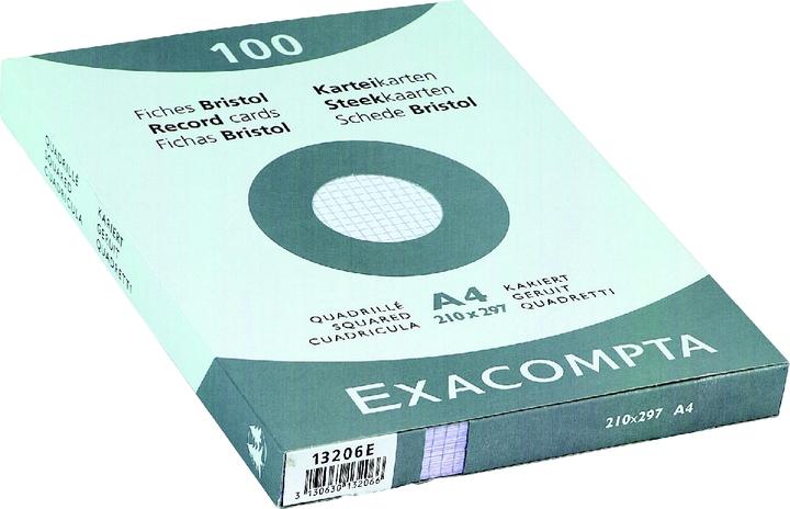 Actual product image Exacompta Index cards (210 x 297 mm, 205 g/m², 100 x)