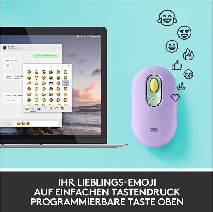 Produktbild Logitech Pop Mouse (Kabellos)