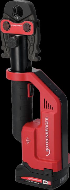 Rothenberger Pressing machine ROMAX COMPACT III Set M15-22-28 | 18Volt, 1x 2.0 Ah battery, EU, CAS