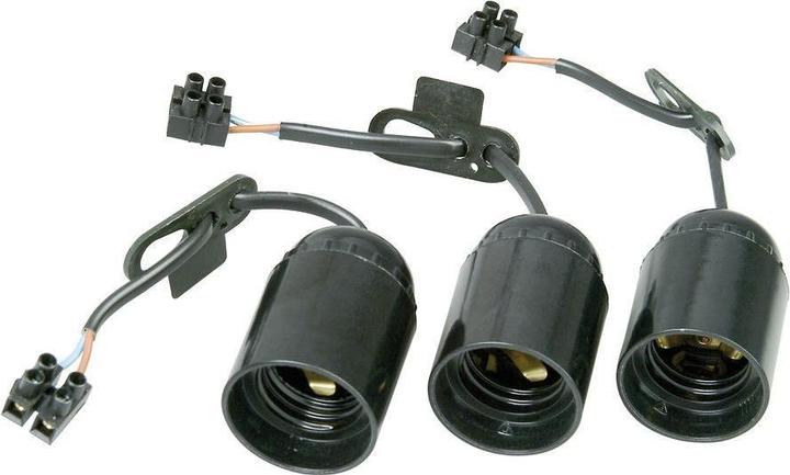 Kopp Renovation socket, pre-assembled with approx. 15 cm cable, luster terminal and strain relief, (3
