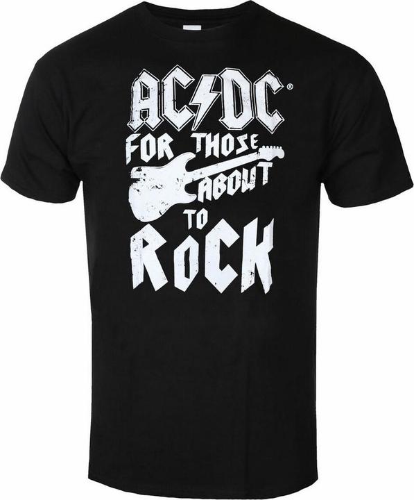 Produktbild AC/DC Unisex Adult For Those About to Rock Guitar Short Pyjama Set (M)