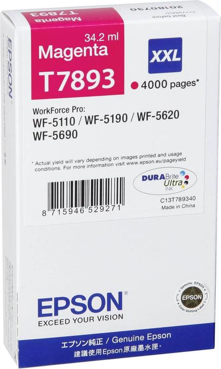 Actual product image Epson T7893 DuraBrite Ultra (M)