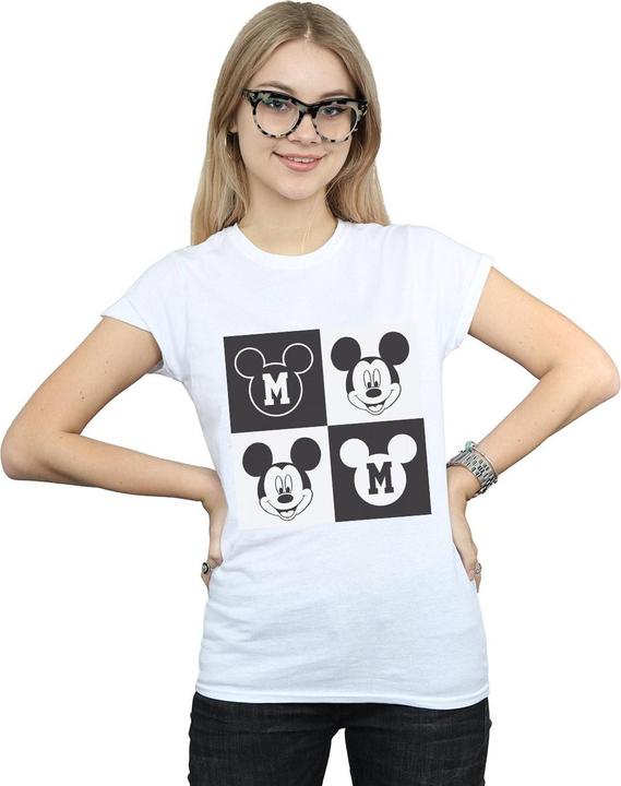 Produktbild Disney Mickey Mouse Smiling Squares TShirt (XXL)