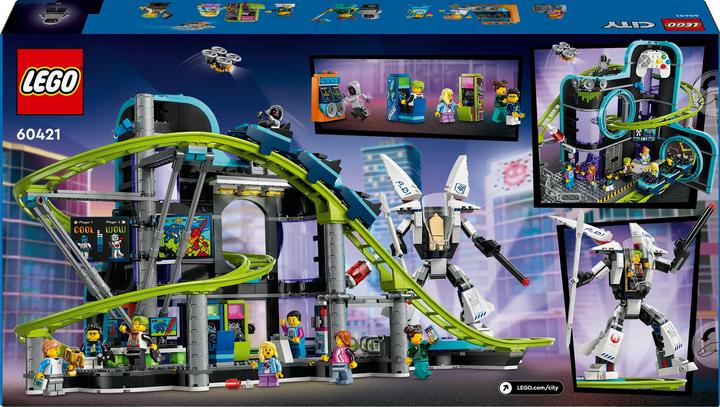 Produktbild LEGO Achterbahn mit Roboter-Mech (60421, LEGO City)