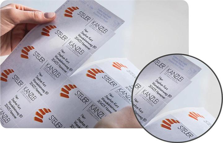 Actual product image Avery Shipping labels opaque