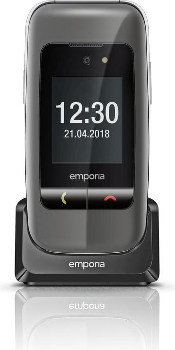 Produktbild Emporia ONE (V200i), Grosstastenklapphandy, grau (2.40", 2 Mpx, 2G)