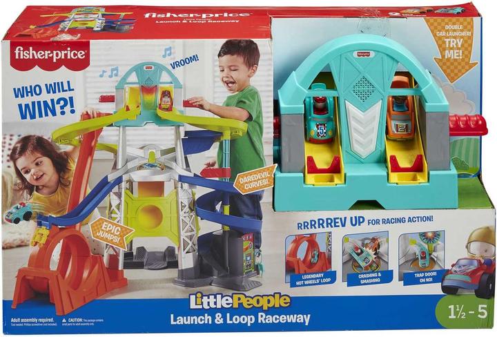 Image du produit Fisher-Price Little People - Circuit avec Lanceur et Loopings