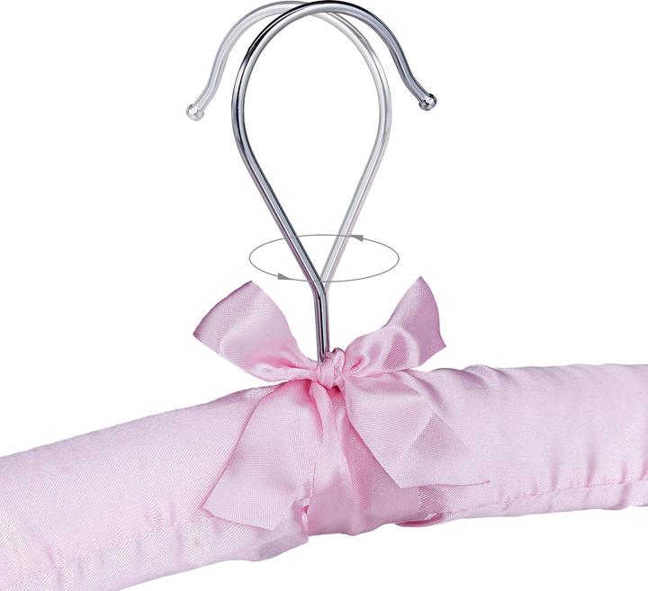 Produktbild Relaxdays Satin Kleiderbügel (5 x)