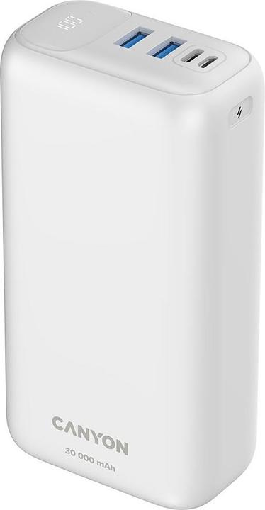 Image du produit Canyon Banque d'alimentation PB-301 30000 mAh (30000 mAh, 22.50 W, 111 Wh)