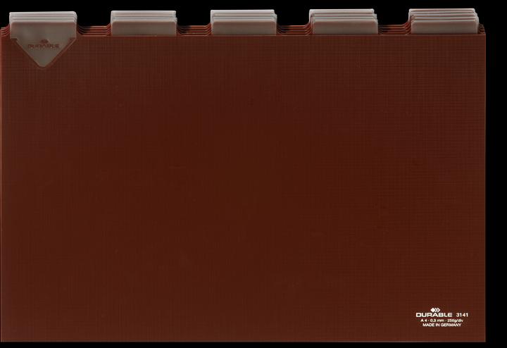 Immagine prodotto Durable SCHEDE GUIDA CON LETTERE SALDATE 1 PAK 314111 (A4)