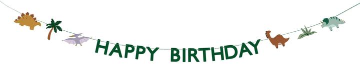 Partydeco Happy Birthday Dino