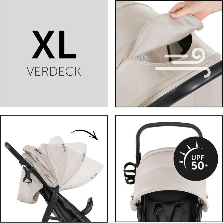 Produktbild Hauck Buggys & Sportwagen Buggy Rapid 4D (bis 25 kg) - XL Verdeck &