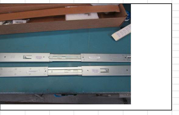 Actual product image HPE Sps Kit Rk Mntg 1u Bb Sff