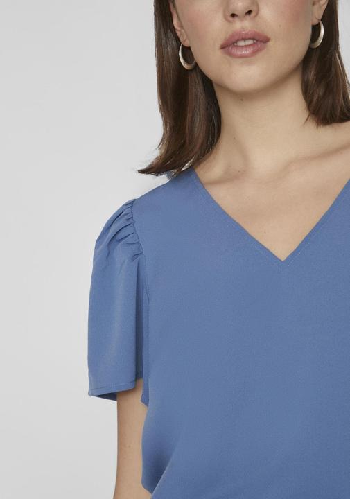 Actual product image Vila Short sleeve top with V-neck (34)