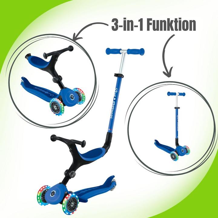 Produktbild Globber Go-Up Active Lights 3-in-1 Kinderfahrzeug