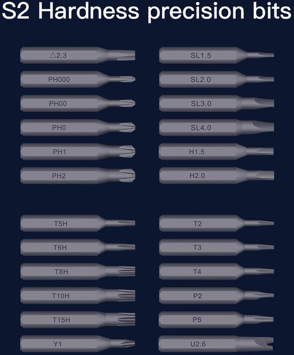 Produktbild UF-Tools by King'sdun UF-Tools 28 in 1 Feinmechanik Set