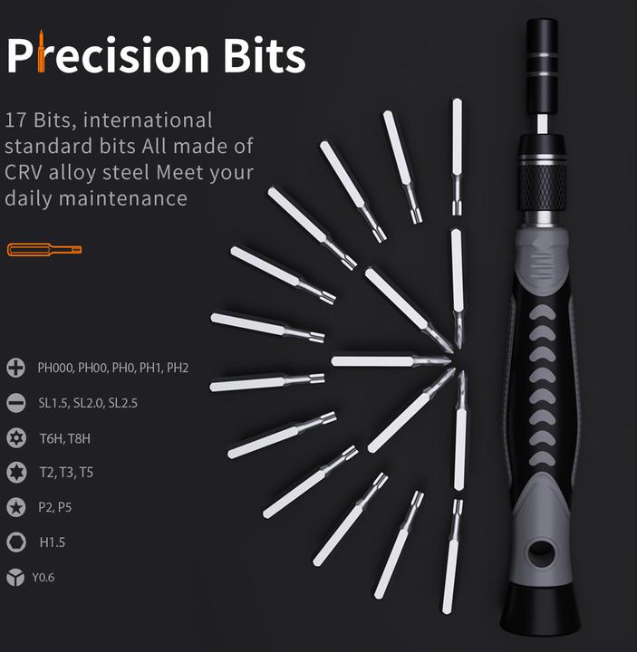 Image du produit UF-Tools by King'sdun UF-Tools 25 in 1 Kit de mécanique de précision
