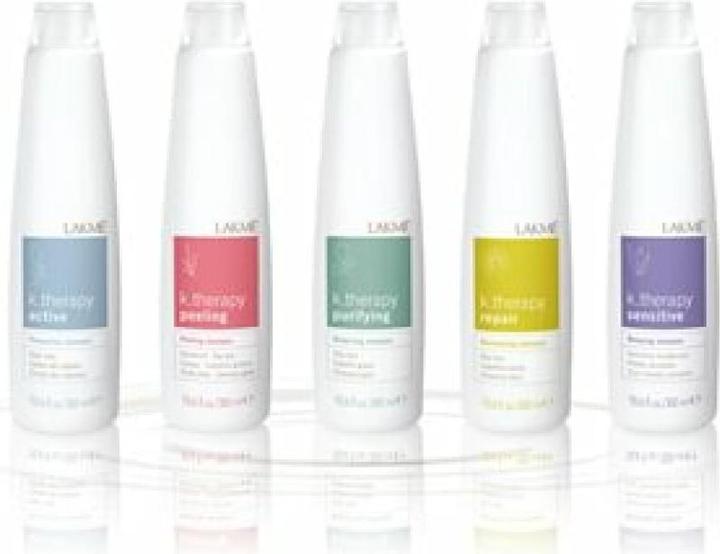 Produktbild Lakmé Lakme K.Therapy Peeling Shampoo Dandruff Hair Fatty 300ml (300 ml, Flüssiges Shampoo)