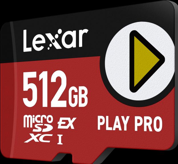 Produktbild Lexar MEMORY MICRO SDXC 512GB UHS-I/PLAY LMSXPS0512G-BNNNG (512 GB, microSDXC, U3, UHS-I)
