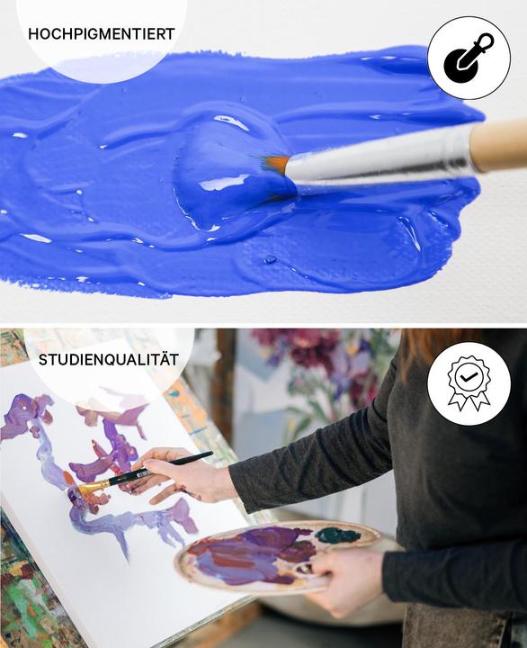 Produktbild I Am Creative Basic Acryl, Acrylfarbe auf Wasserbasis, 500 ml (Grün, 500 ml)