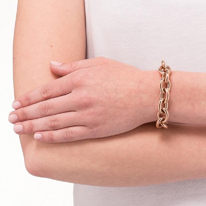Immagine prodotto Heideman Bracciale a maglie color argento lucido (100% acciaio inossidabile)