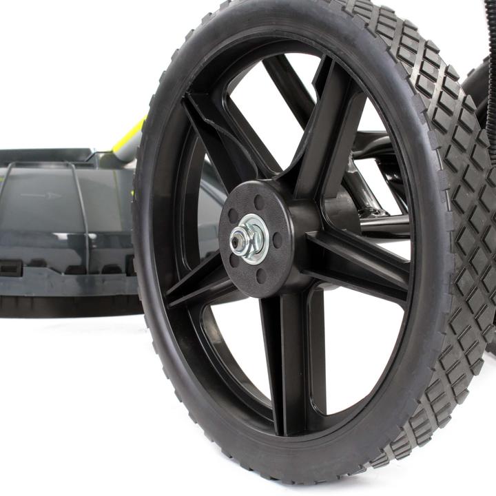 Produktbild Wiltec 2in1 Benzin Motorsense 1,9kW Räder Freischneider Rasentrimmer Gartengerät (Metallschneideblatt, Trimmfaden)