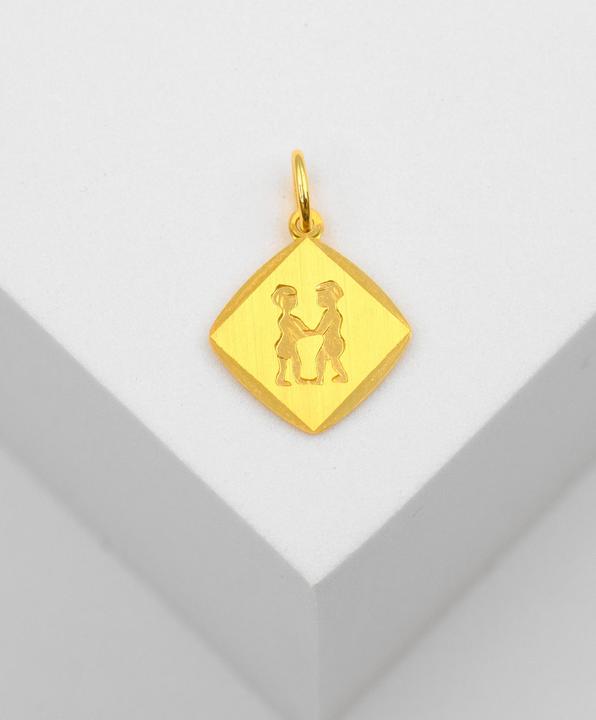 Produktbild Muau Zwillinge (750/18K Gelbgold)