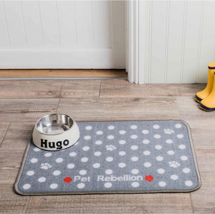 Pet Rebellion Absorbent Food Mat - Paw Dots - 40x60cm - (869134133548)