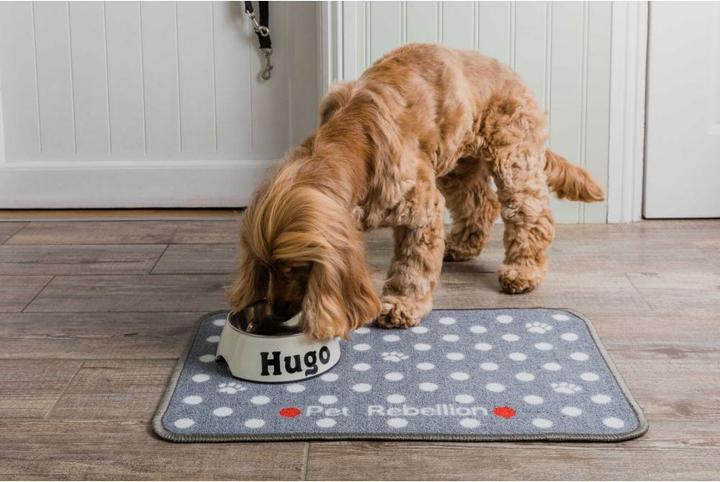 Actual product image Pet Rebellion Absorbent Food Mat - Paw Dots - 40x60cm - (869134133548)