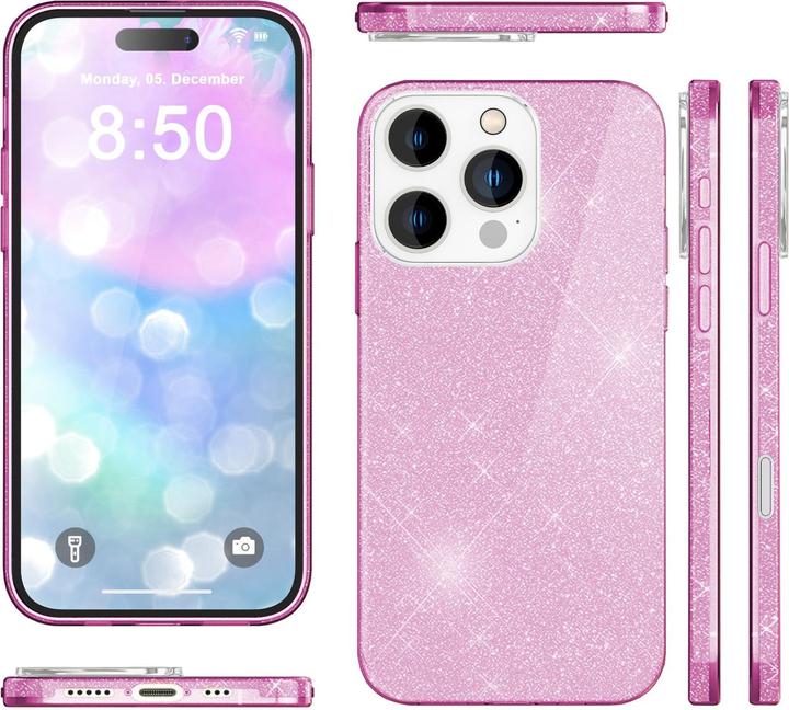 Produktbild Nalia Glitzer Hybrid Hülle (Apple iPhone 16 Pro)