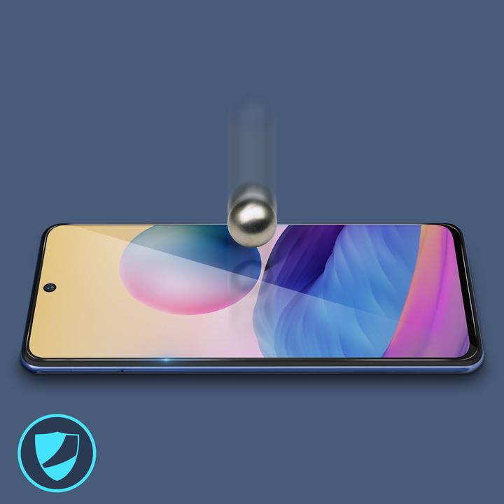 Actual product image Avizar Crystal clear film, glass screen protector (1 Piece, Xiaomi Poco M3 Pro)