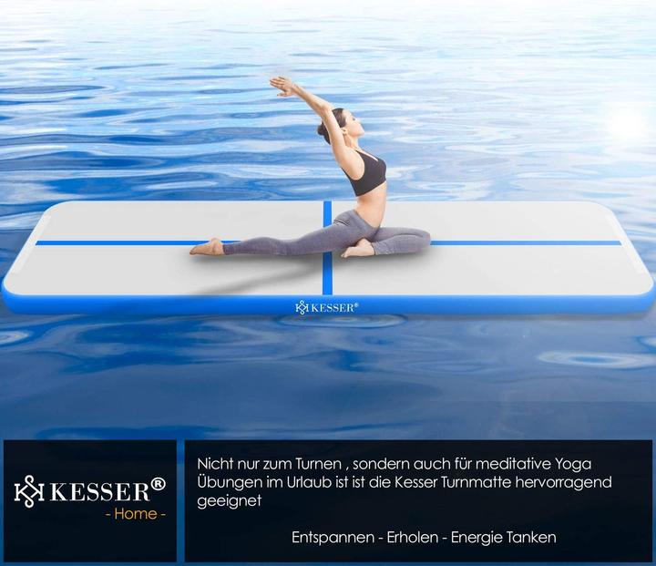 Produktbild Kesser Airtrack Fitness-Matte Blau