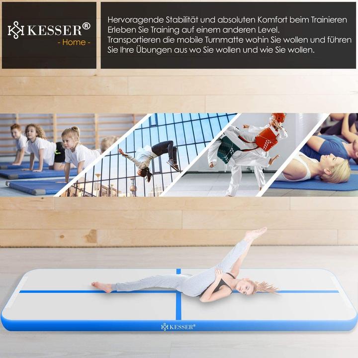 Produktbild Kesser Airtrack Fitness-Matte Blau