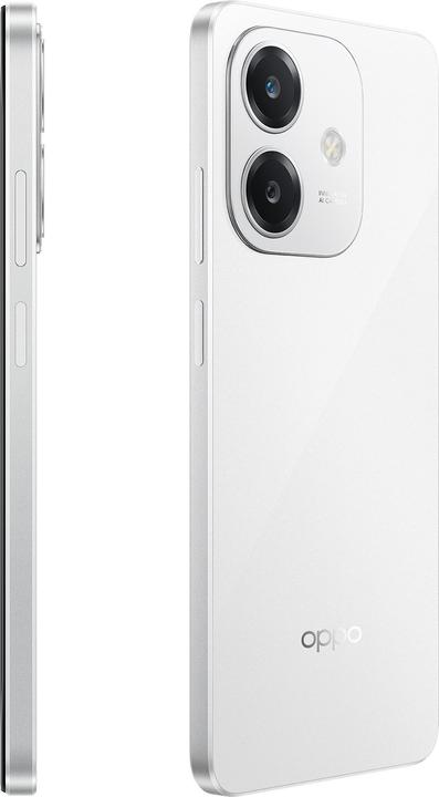 Immagine prodotto OPPO A40 Smartphone, Fotocamera AI 50MP, Selfie 5MP, Display 6.67” 90HZ LCD HD+, 5100mAh, RAM 12 GB (128 GB, Starlight White, 6.67", Doppia SIM, 50 Mpx, 4G)