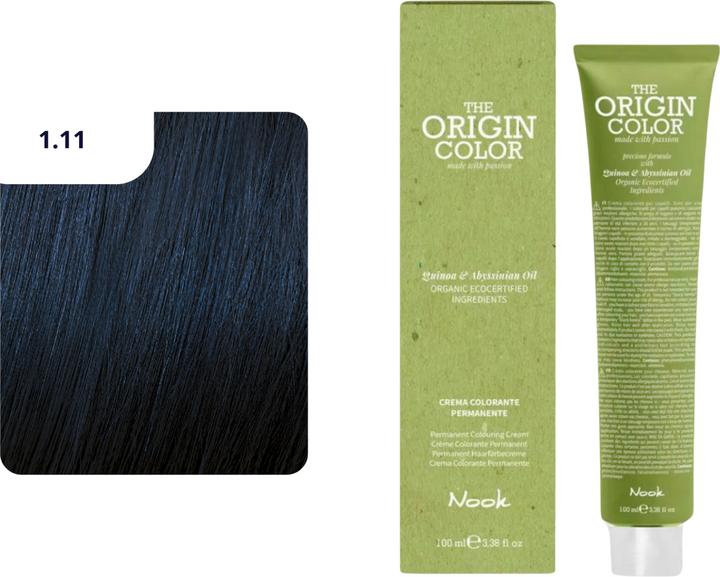 Produktbild Nook Origin Color Haarfarbe (1.11 Dunkelblaue Esche)