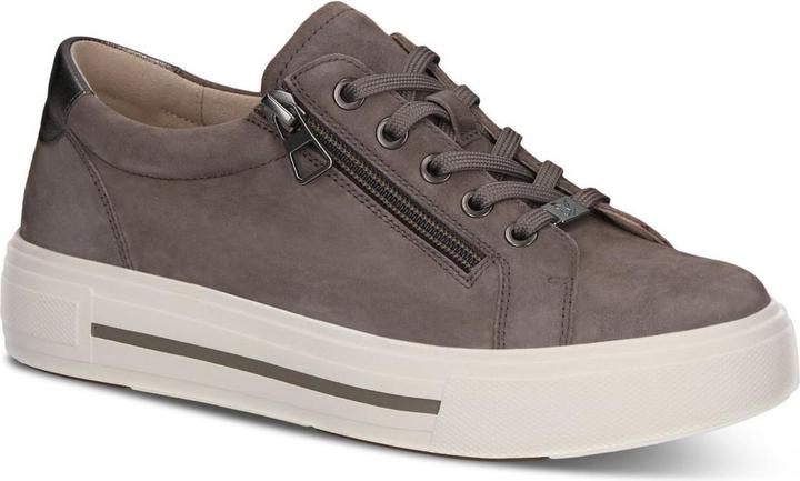 Dk taupe suede