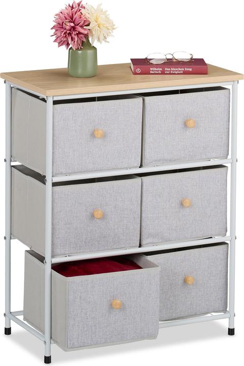 Produktbild Relaxdays Kommode (60 x 32 x 73 cm)