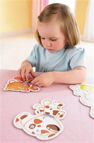 Actual product image Haba 6 first puzzles pets (12 pieces)