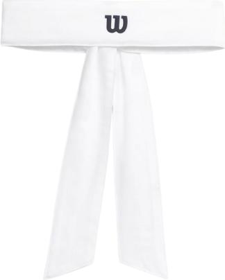 Wilson Tie Headband White