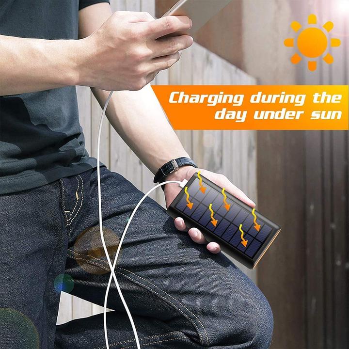 Actual product image Hetp Solar Powerbank 26800mAh, B-Orange