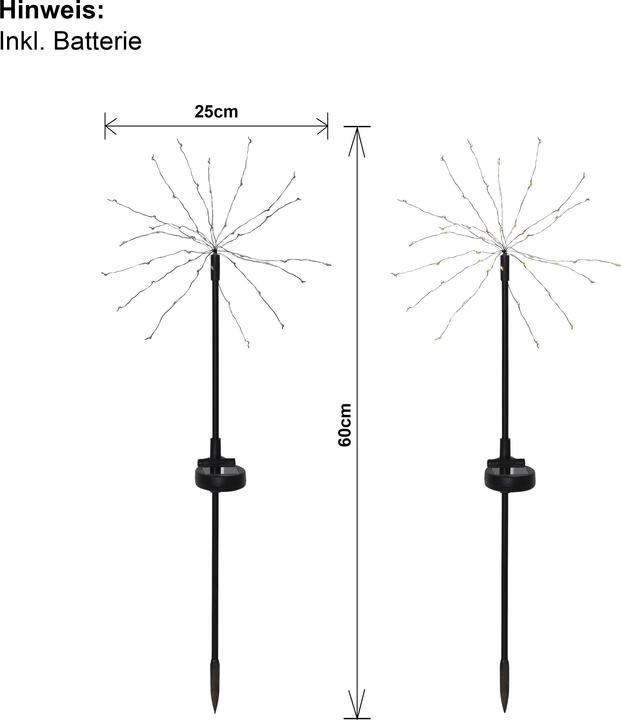 Actual product image Star Trading Solar Decoration Firework (IP44)