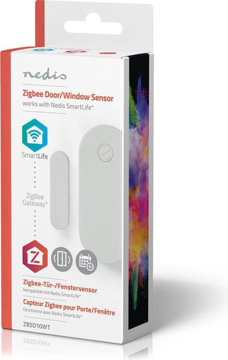 Produktbild Nedis SmartLife - Zigbee Smart-Tür/Fenster-Sensor - Zigbee-Gateway - Batteriebetrieben - Integ
