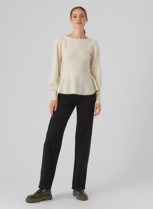 Produktbild Vero Moda VMFLAVOUR LS PEPLUM PULLOVER GA EXC Strickpullover (M)