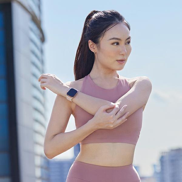 Produktbild Uniq pasek Revix Apple Watch Series 1/2/3/4/5/6/7/8/SE/SE2 38/40/41mm. Reversible Magnetic różowy-be (Edelstahl, Silikon)