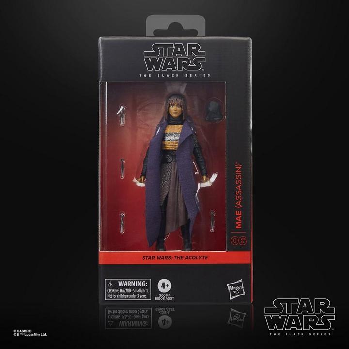 Produktbild Hasbro Star Wars: The Acolyte Black Series Actionfigur Mae (Assassin) 15 cm