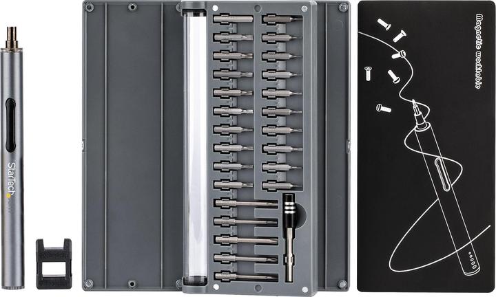 Immagine prodotto StarTech Mini cacciavite elettrico - mini cacciavite a batteria per i lavori di elettronica, laptop (Batteria ricaricabile)