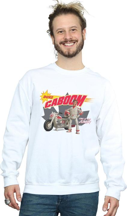 Actual product image Disney Mens Toy Story 4 Duke Caboom King Of The Jump Sweatshirt (M)