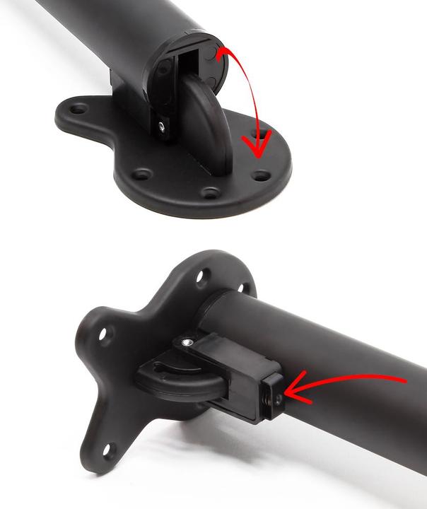Actual product image Wiltec Table legs set of 4 with adjustable height 70-110cm Furniture foot